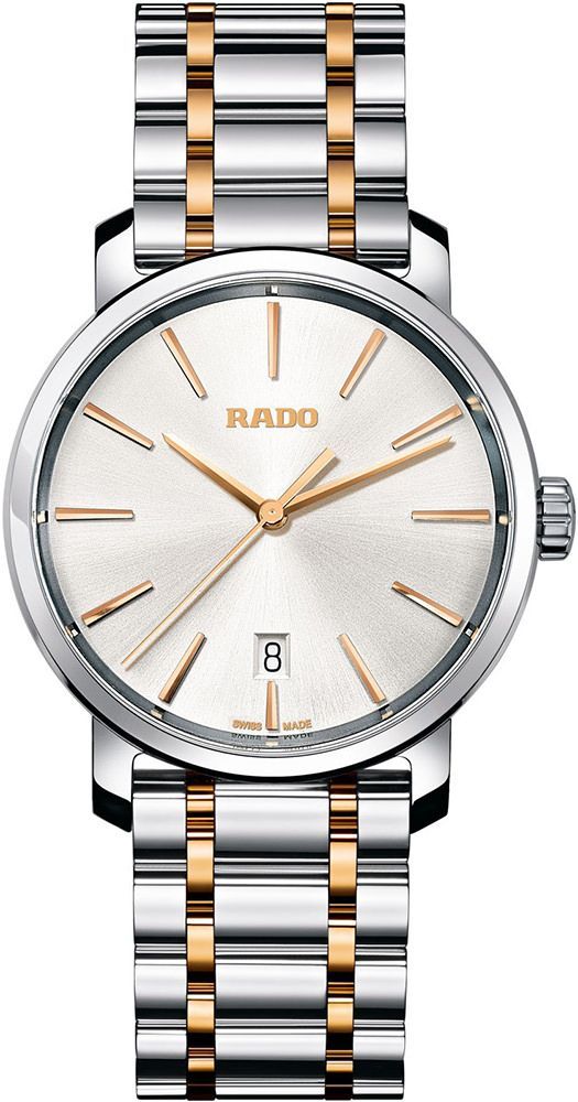 Rado  40 mm Watch in Silver Dial For Men - 1