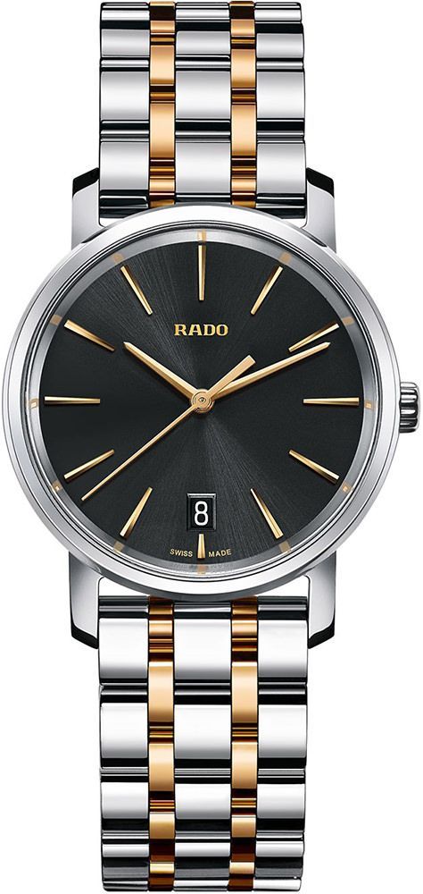 Rado DiaMaster  Black Dial 33 mm Quartz Watch For Women - 1