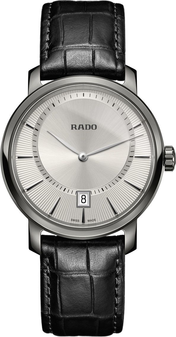 Rado  40 mm Watch in Silver Dial For Men - 1