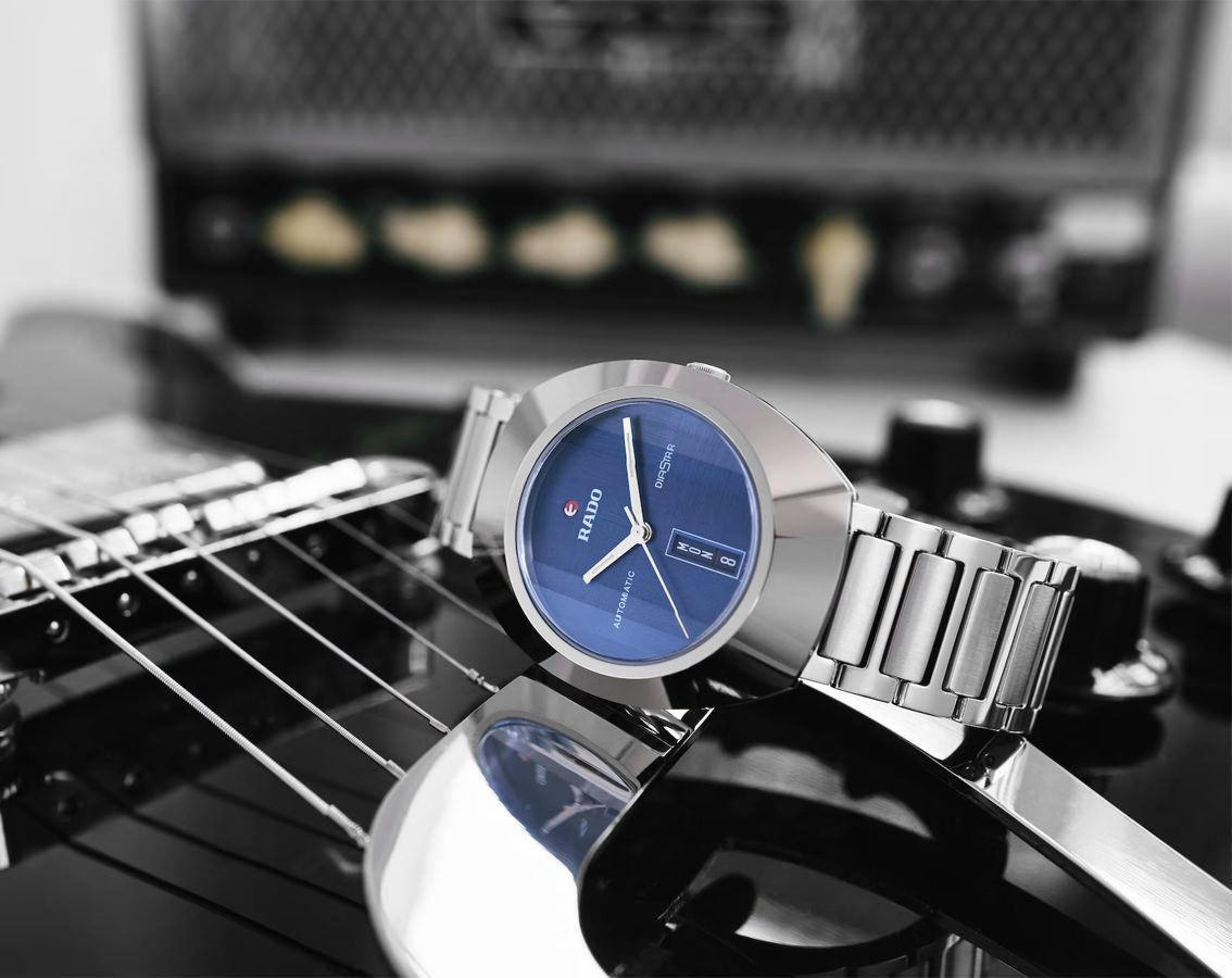 Rado DiaStar Original  Blue Dial 38 mm Automatic Watch For Unisex - 6