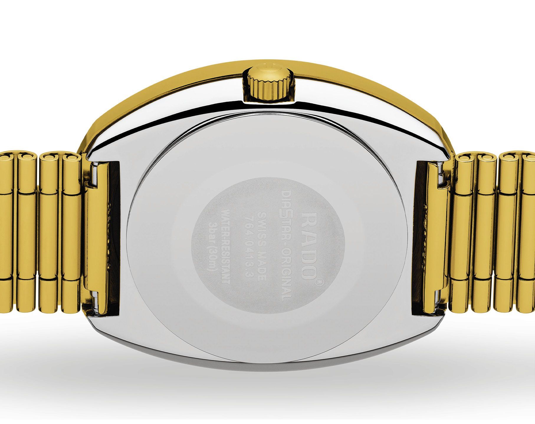 Rado DiaStar Original  Champagne Dial 35 mm Automatic Watch For Men - 3