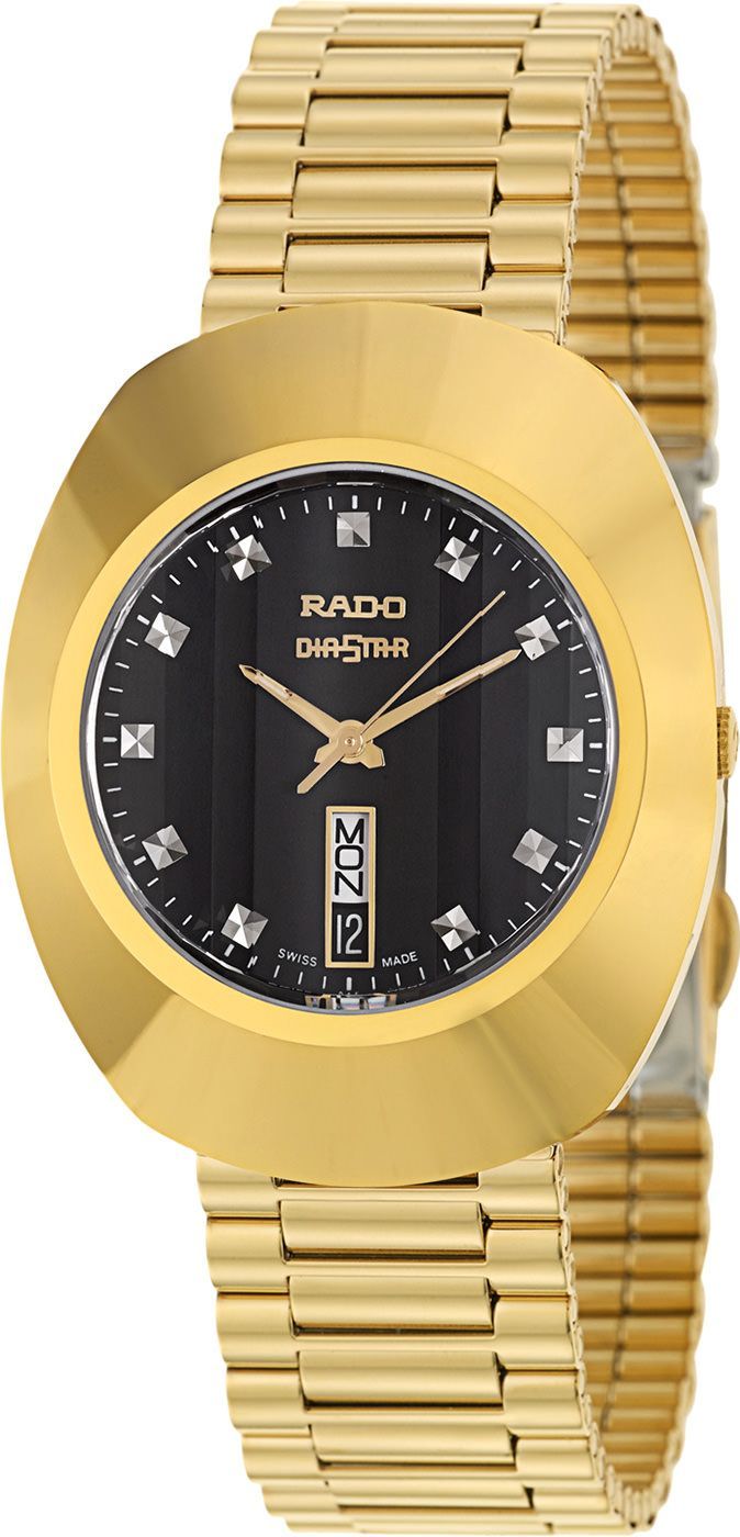Rado Diastar  Black Dial 42 mm Quartz Watch For Women - 1