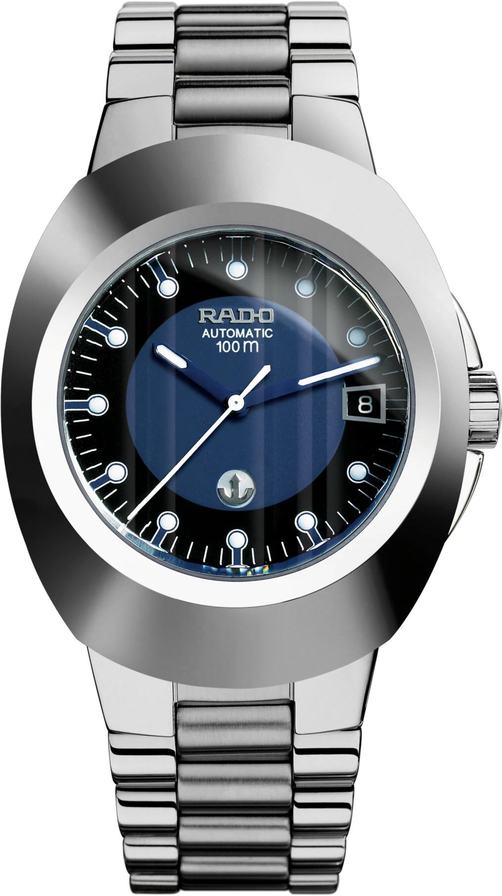 Rado DiaStar Original  Blue Dial 38.5 mm Automatic Watch For Men - 1