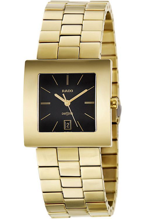 Rado square clearance gold watches