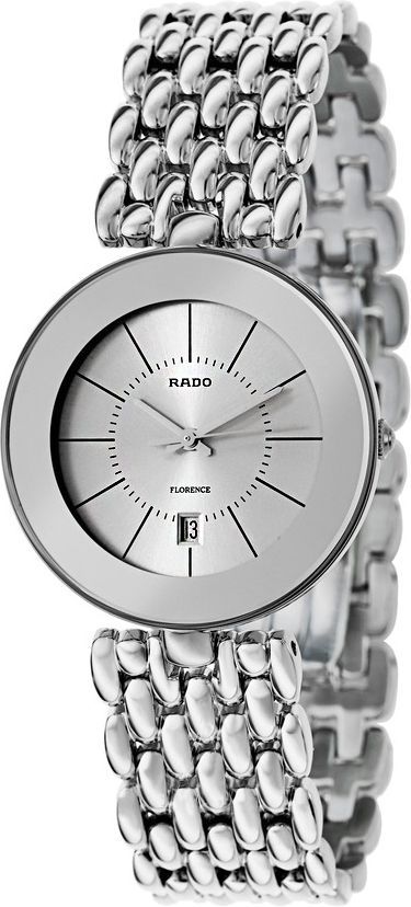 Rado   Silver Dial 32.5 mm Quartz Watch For Men - 1