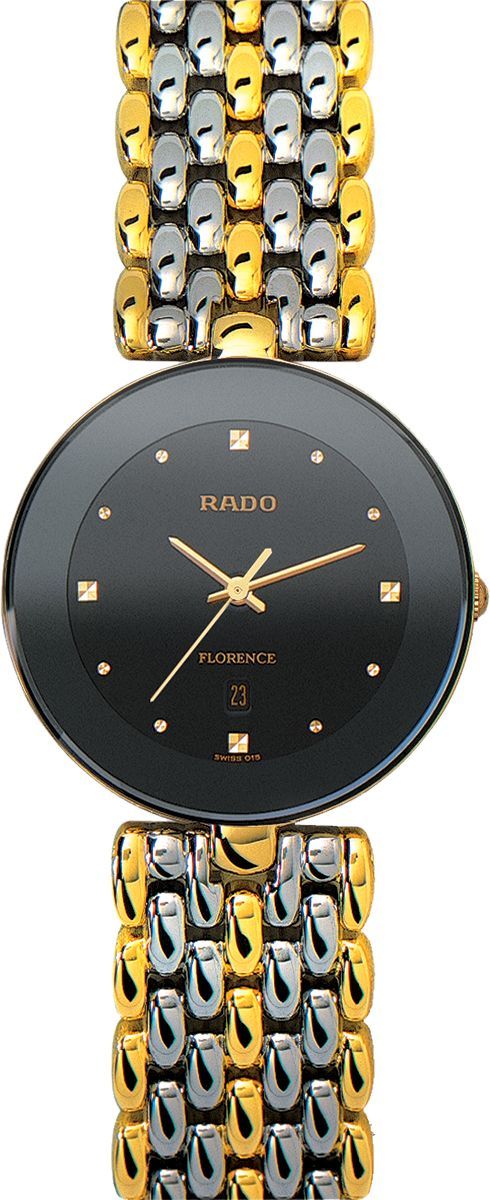 Rado   Black Dial 33 mm Quartz Watch For Men - 1