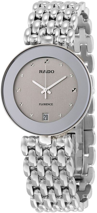 Rado   Silver Dial 35 mm Quartz Watch For Men - 1