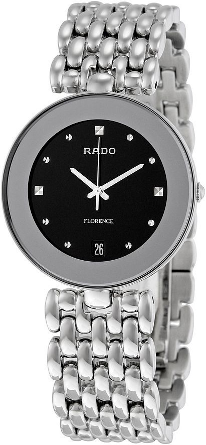 Rado   Black Dial 35 mm Quartz Watch For Men - 1