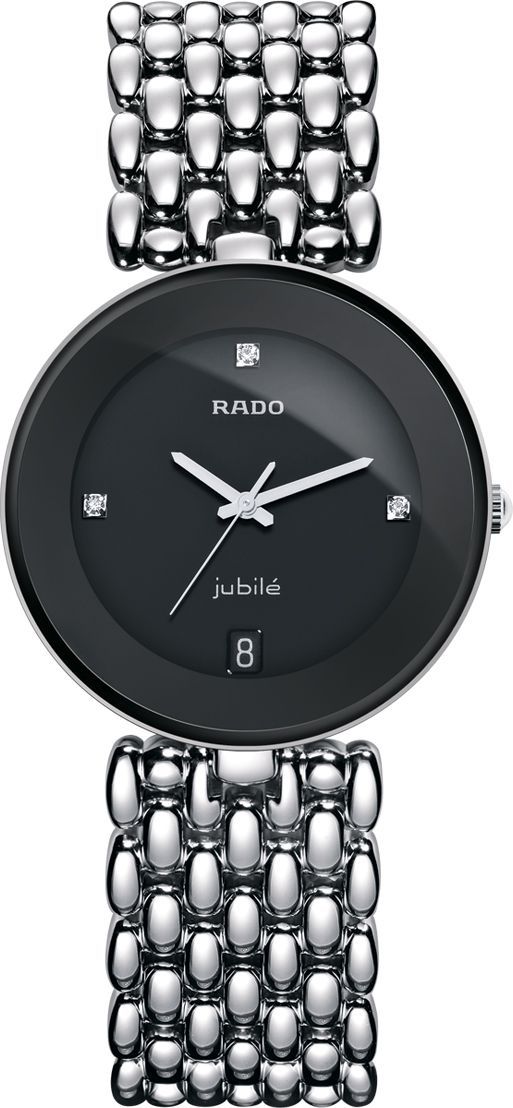 Rado   Black Dial 35 mm Quartz Watch For Men - 1