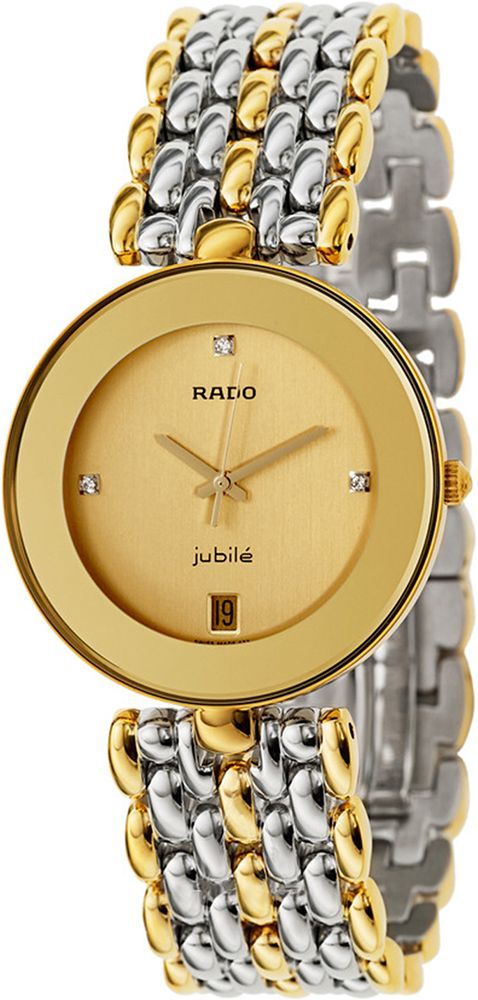 Rado  34 mm Watch in Champagne Dial For Women - 1