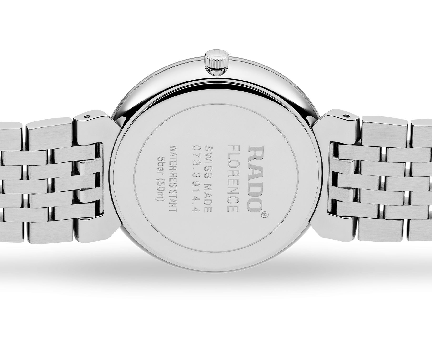 Rado Florence  White Dial 38 mm Quartz Watch For Unisex - 3