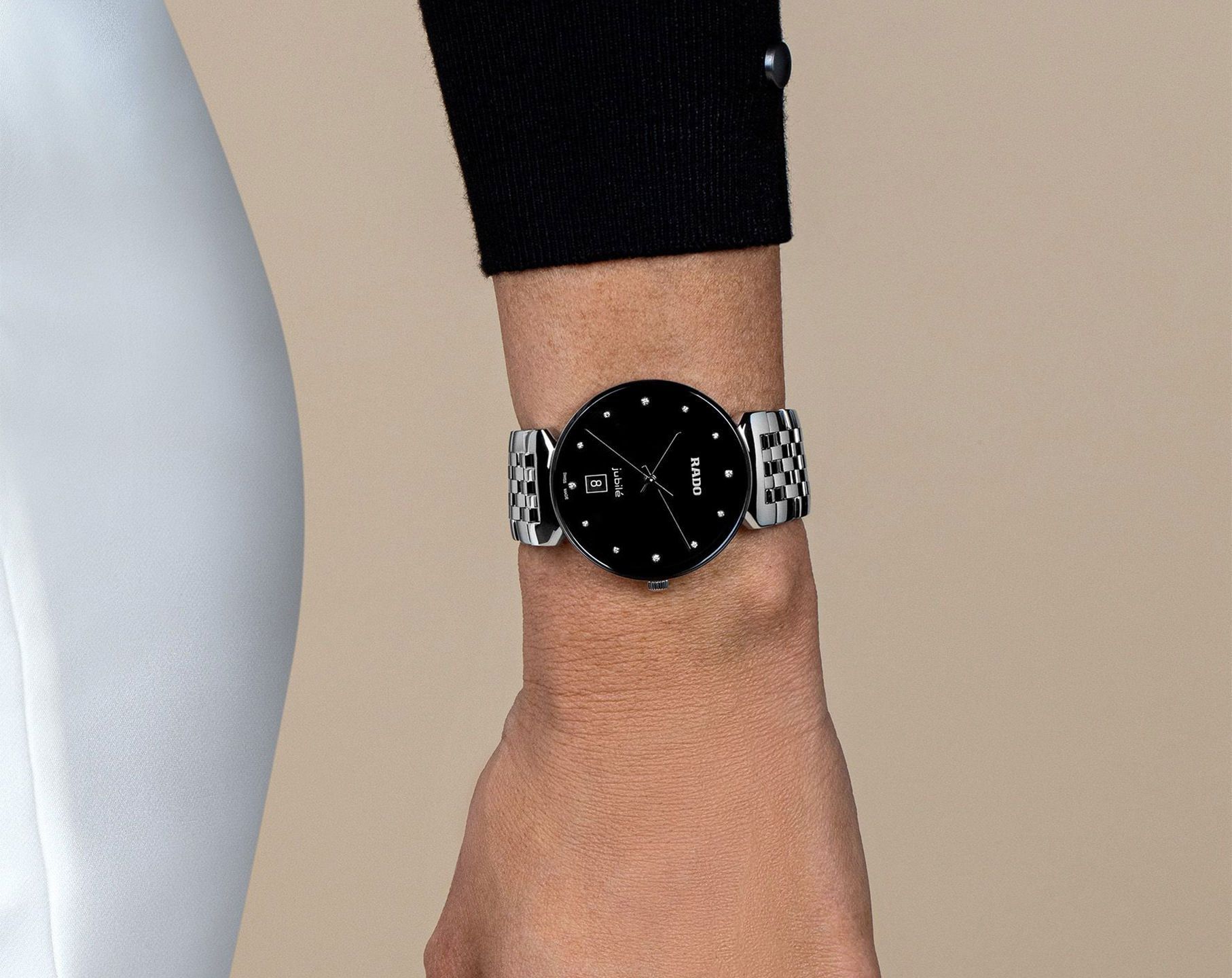 Rado Florence  Black Dial 38 mm Quartz Watch For Unisex - 5