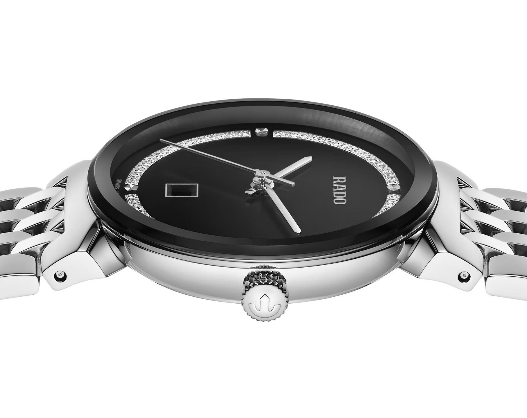 Rado Florence  Black Dial 30 mm Quartz Watch For Women - 4