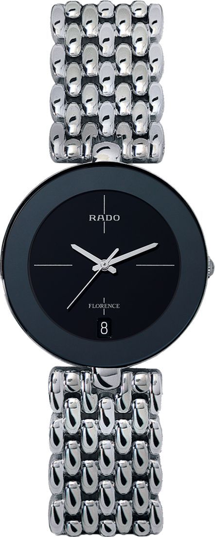 Rado   Black Dial 35 mm Quartz Watch For Men - 1