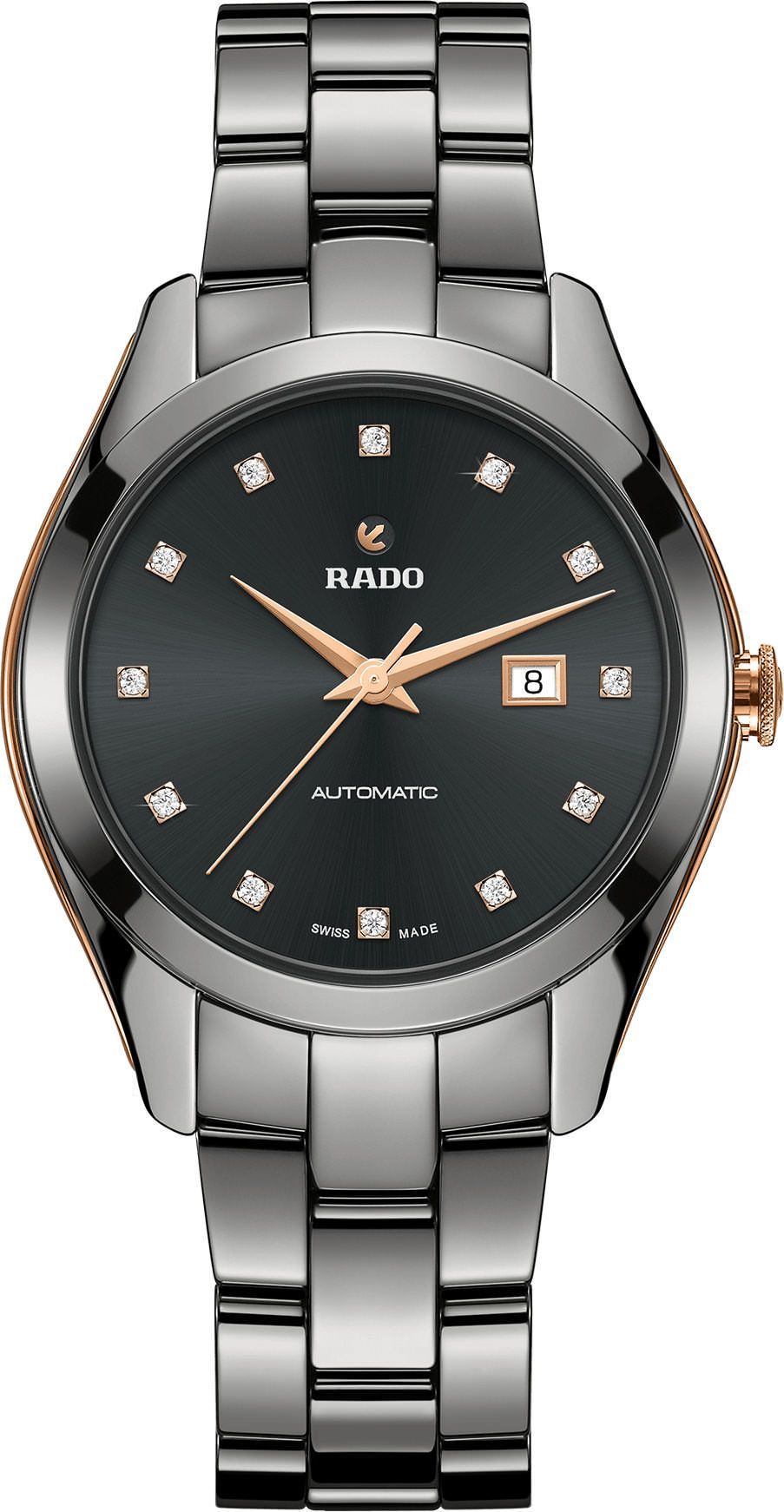 Rado HyperChrome  Grey Dial 36 mm Automatic Watch For Women - 1