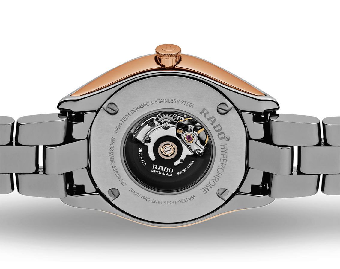 Rado HyperChrome  Grey Dial 36 mm Automatic Watch For Women - 3