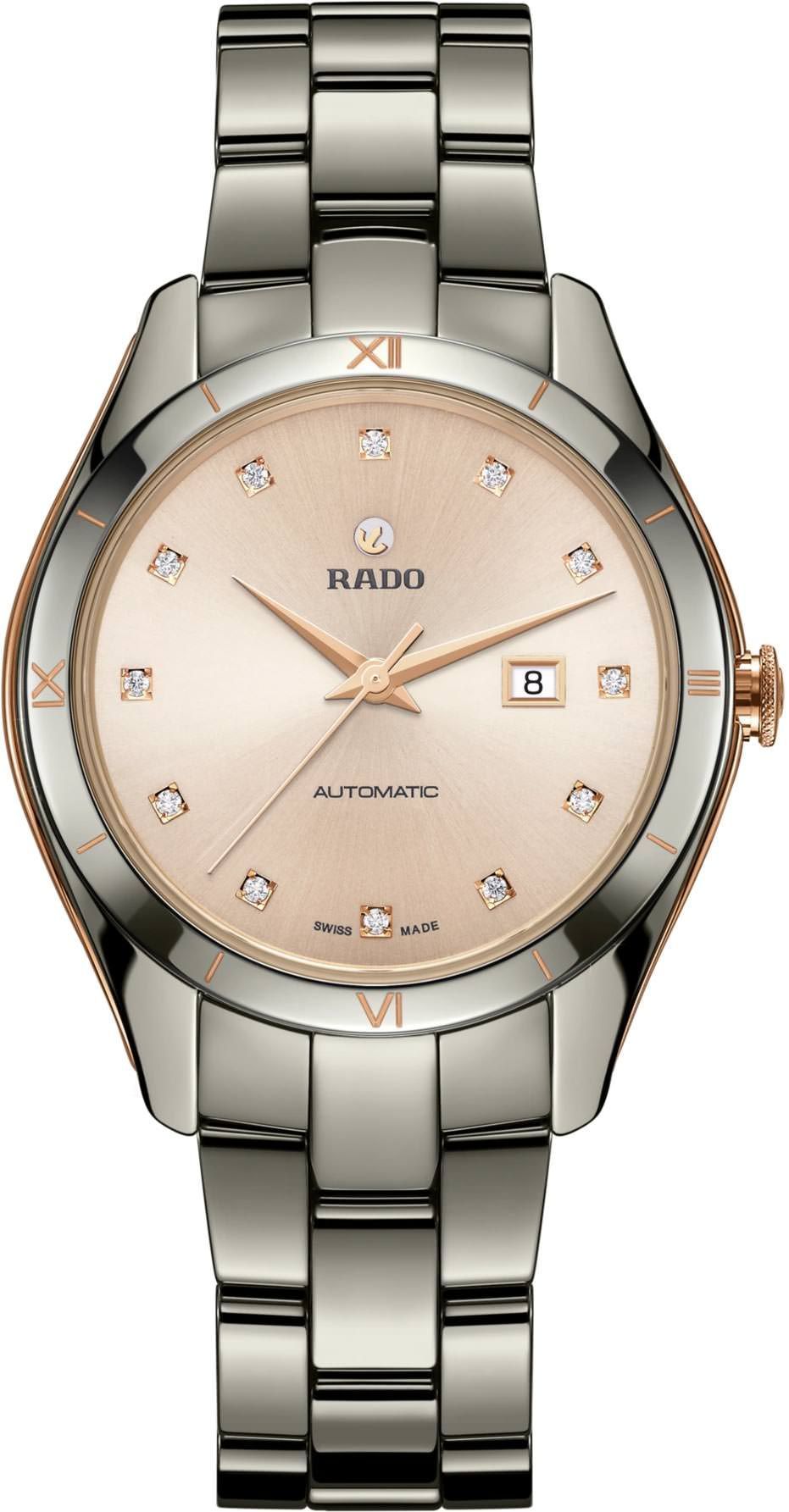 Rado HyperChrome  Pink Dial 36 mm Automatic Watch For Women - 1