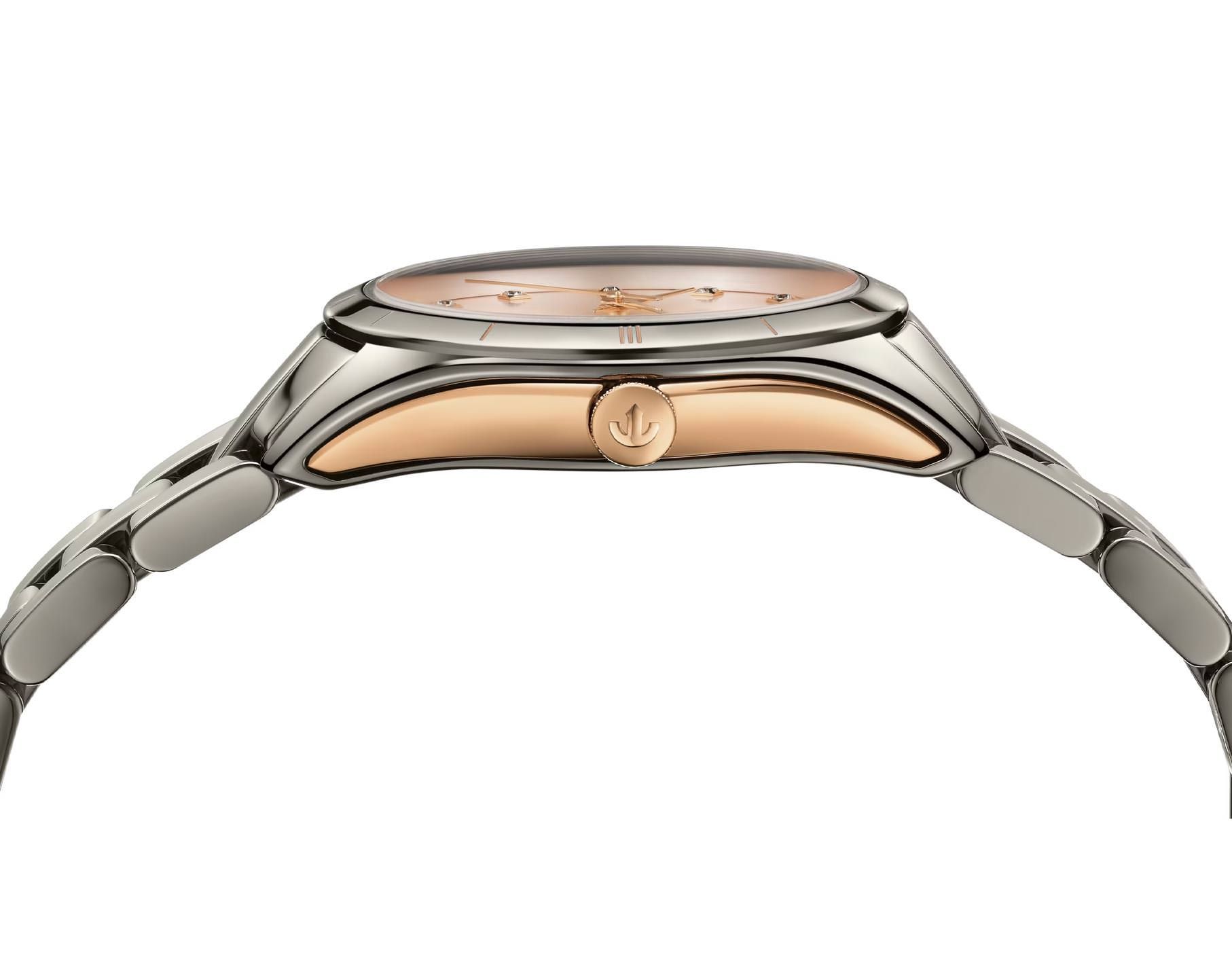 Rado HyperChrome  Pink Dial 36 mm Automatic Watch For Women - 3