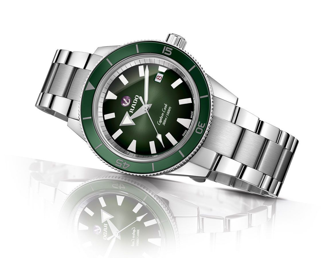 Rado Captain Cook  Green Dial 42 mm Automatic Watch For Men - 5