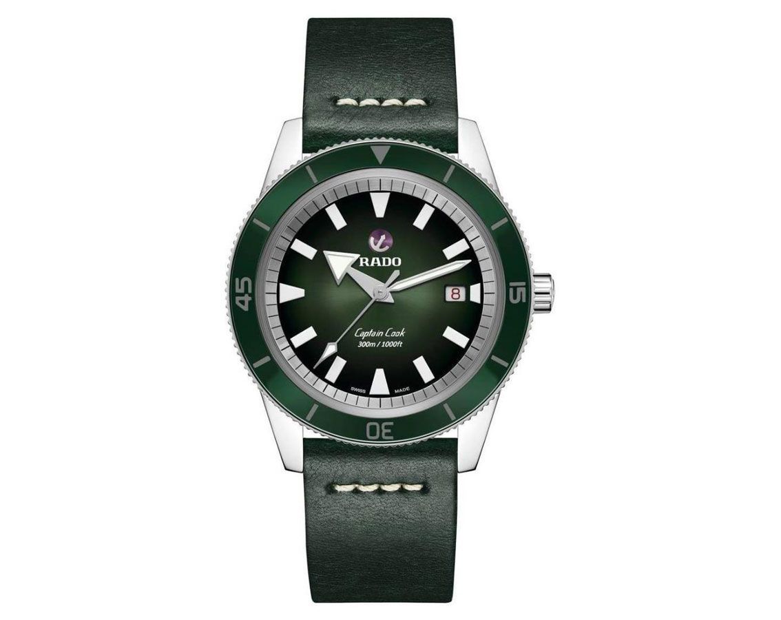 Rado Captain Cook  Green Dial 42 mm Automatic Watch For Men - 2