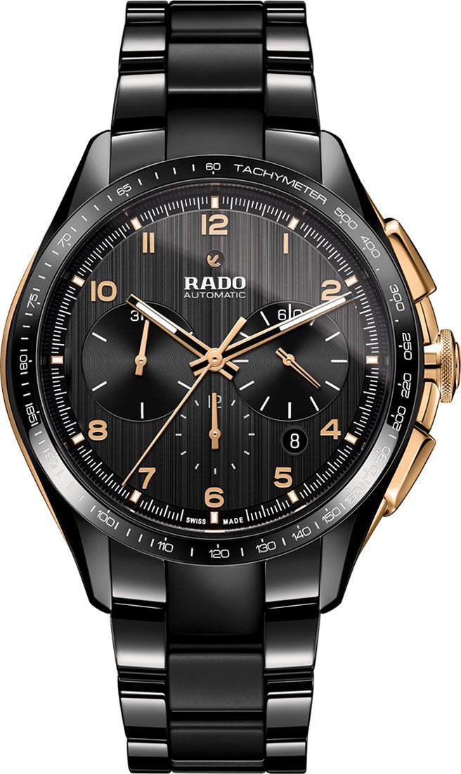 Rado HyperChrome  Black Dial 45 mm Automatic Watch For Men - 1