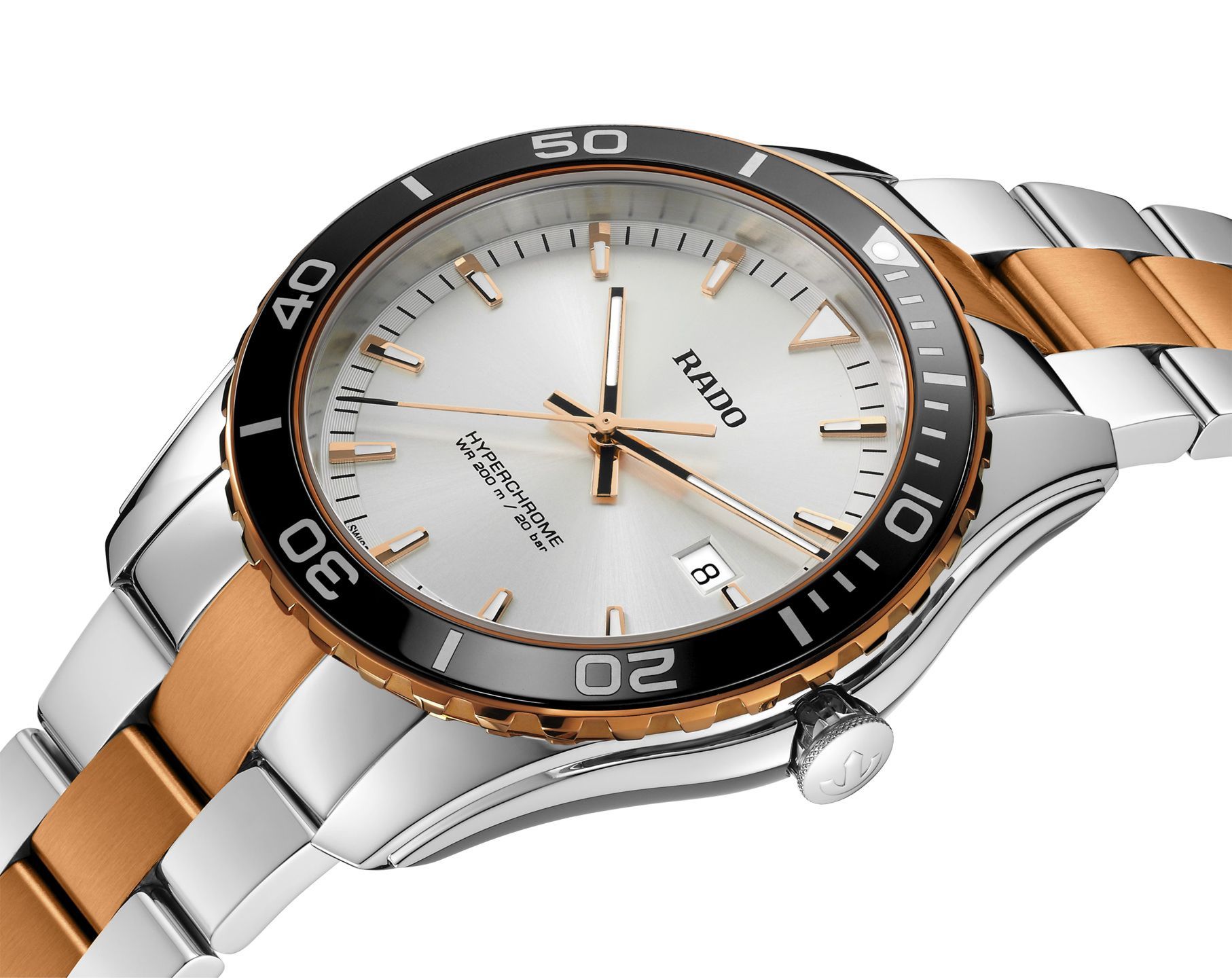 Rado HyperChrome  White Dial 44 mm Quartz Watch For Men - 3
