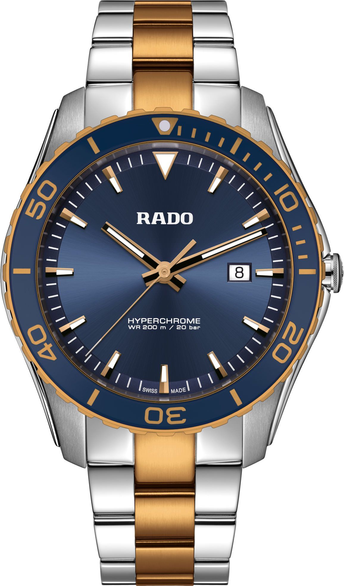 Rado HyperChrome  Blue Dial 44 mm Quartz Watch For Men - 1