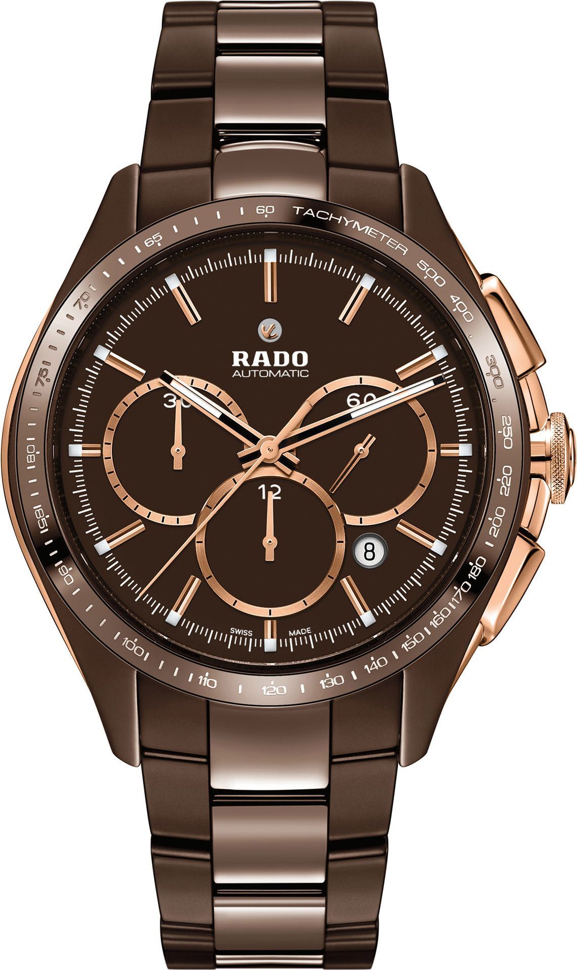 Rado  45 mm Watch in Brown Dial For Men - 1