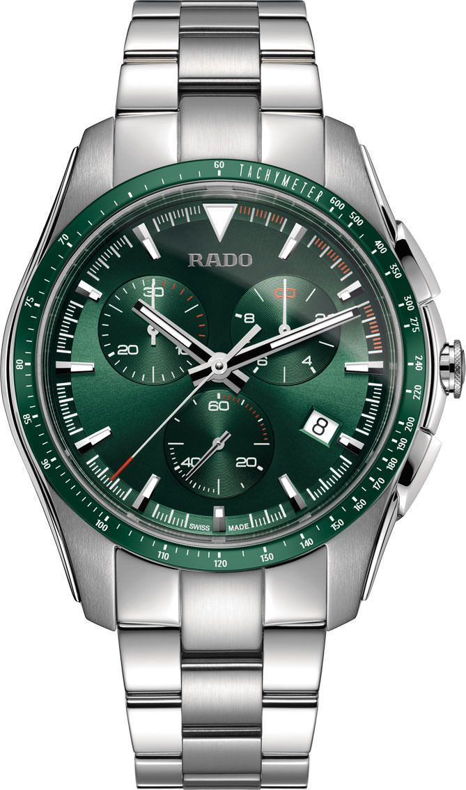 Rado HyperChrome  Green Dial 44.9 mm Quartz Watch For Men - 1