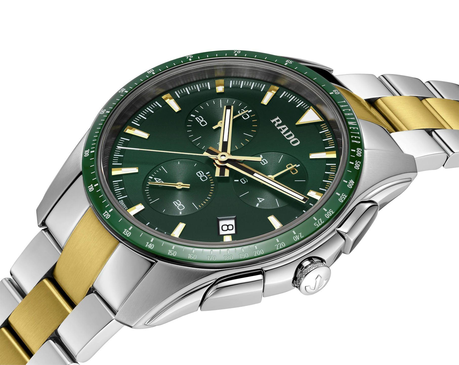 Rado HyperChrome  Green Dial 44.9 mm Quartz Watch For Men - 2