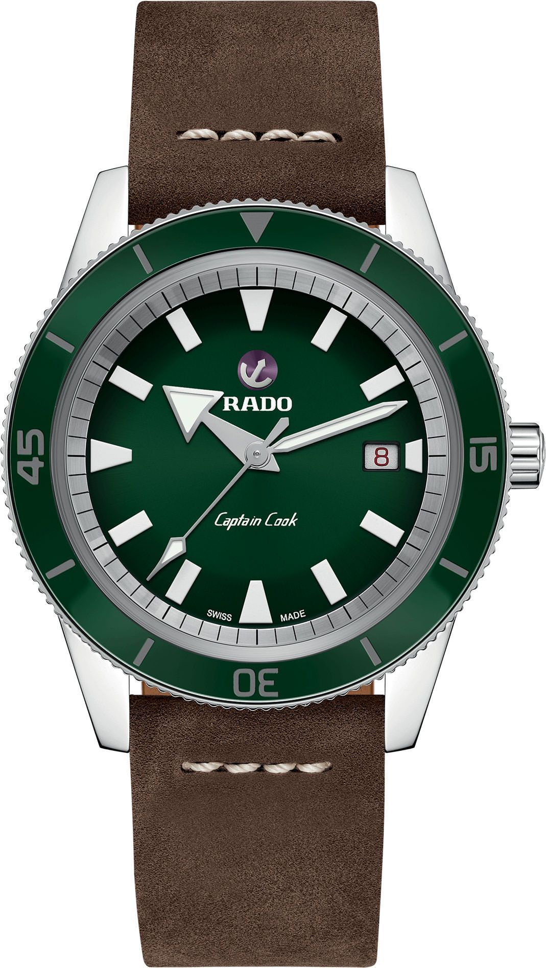 Rado HyperChrome Captain Cook Green Dial 42 mm Automatic Watch For Men - 1