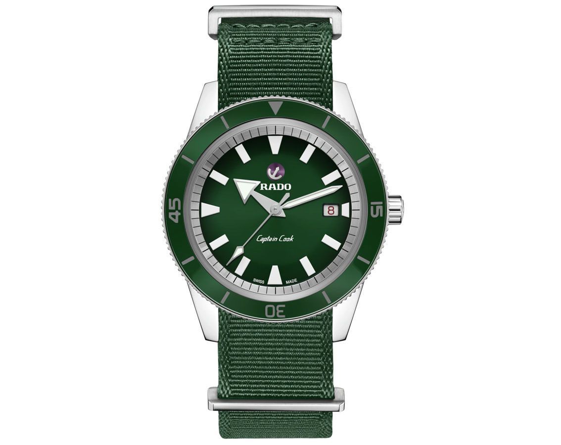Rado Captain Cook  Green Dial 42 mm Automatic Watch For Men - 3
