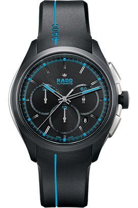 Rado HyperChrome  Black Dial 45 mm Quartz Watch For Men - 1