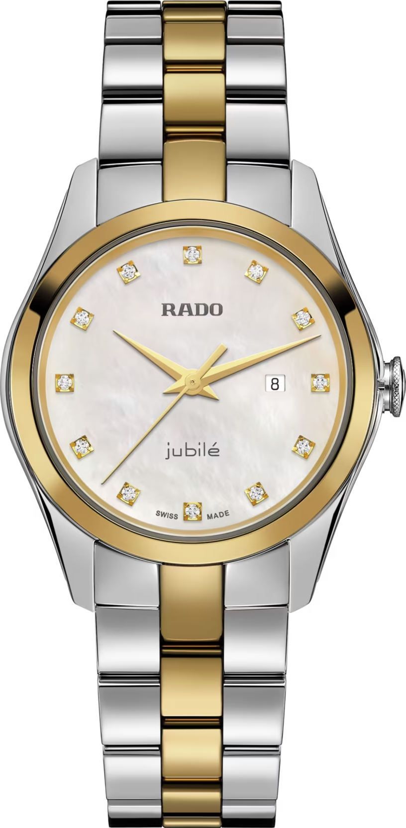 Rado HyperChrome  White MOP Dial 30.6 mm Quartz Watch For Women - 1