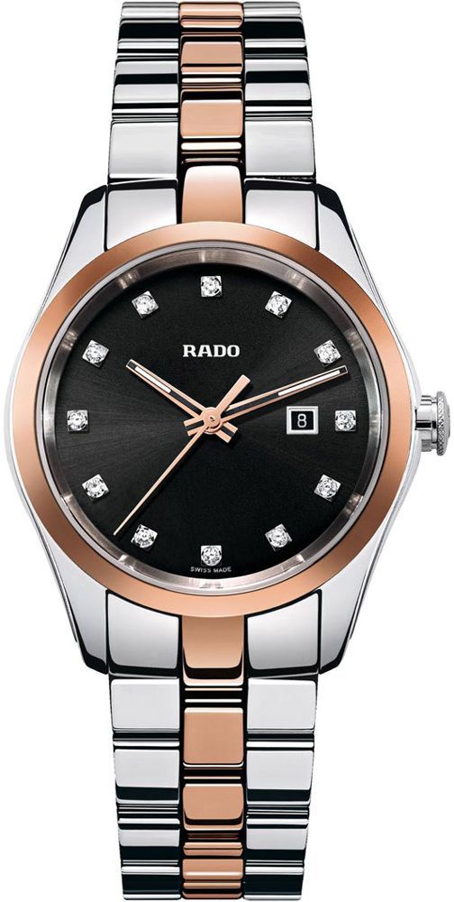 Rado HyperChrome  Black Dial 31 mm Quartz Watch For Women - 1