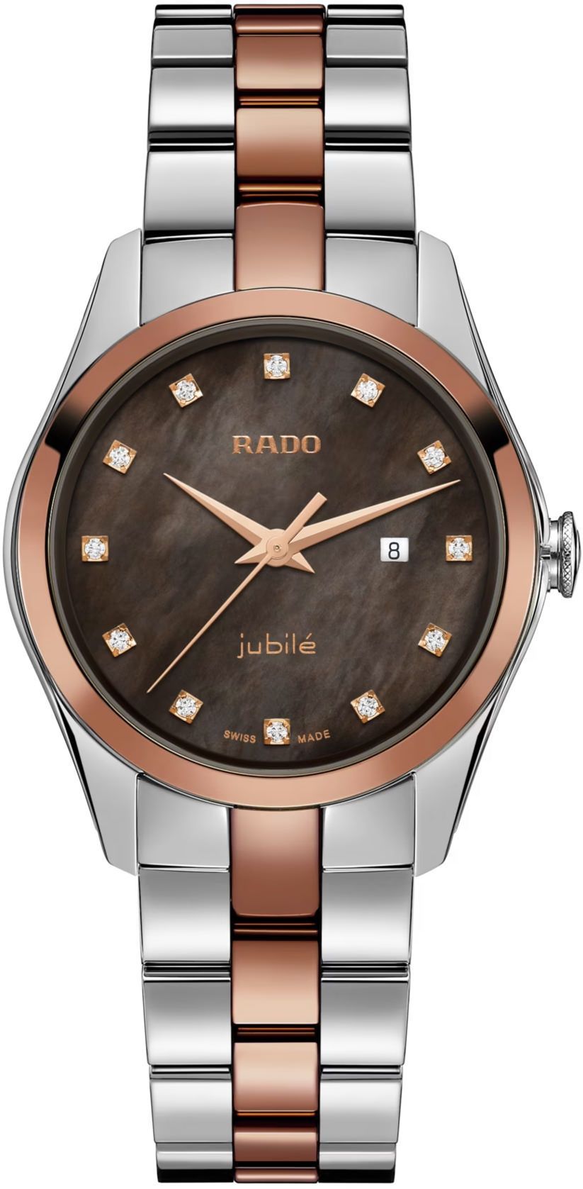 Rado HyperChrome  Brown MOP Dial 30.6 mm Quartz Watch For Women - 1