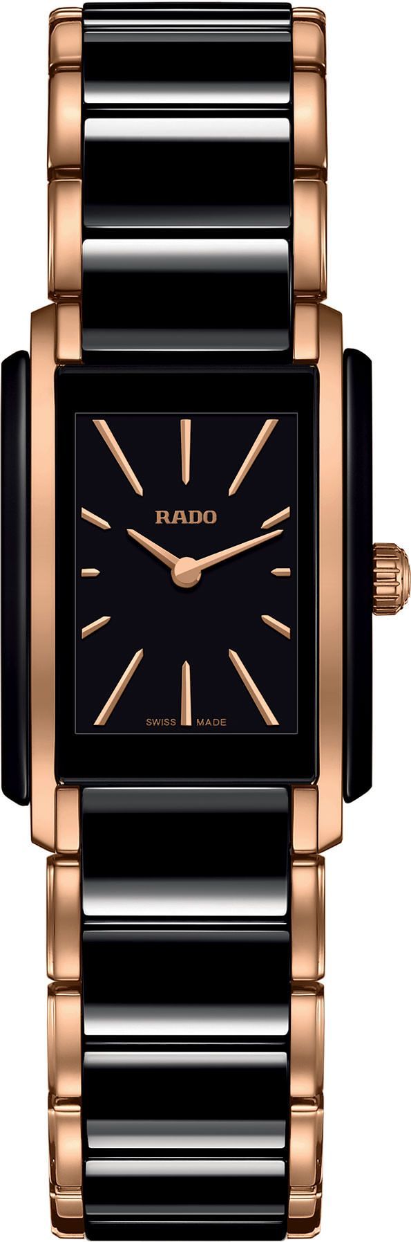 Rado Integral  Black Dial 22.7 mm Quartz Watch For Women - 1