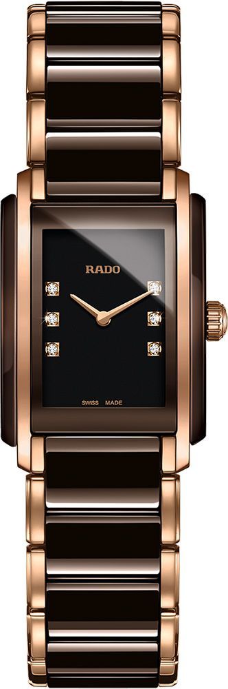 Rado Integral  Brown Dial 22.7 mm Quartz Watch For Women - 1
