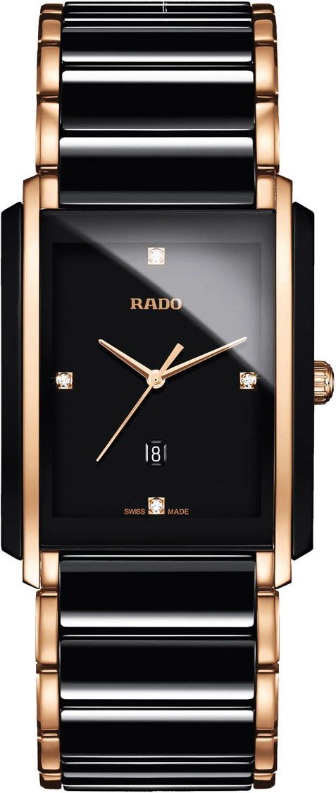 Rado Integral  Black Dial 31 mm Quartz Watch For Women - 1
