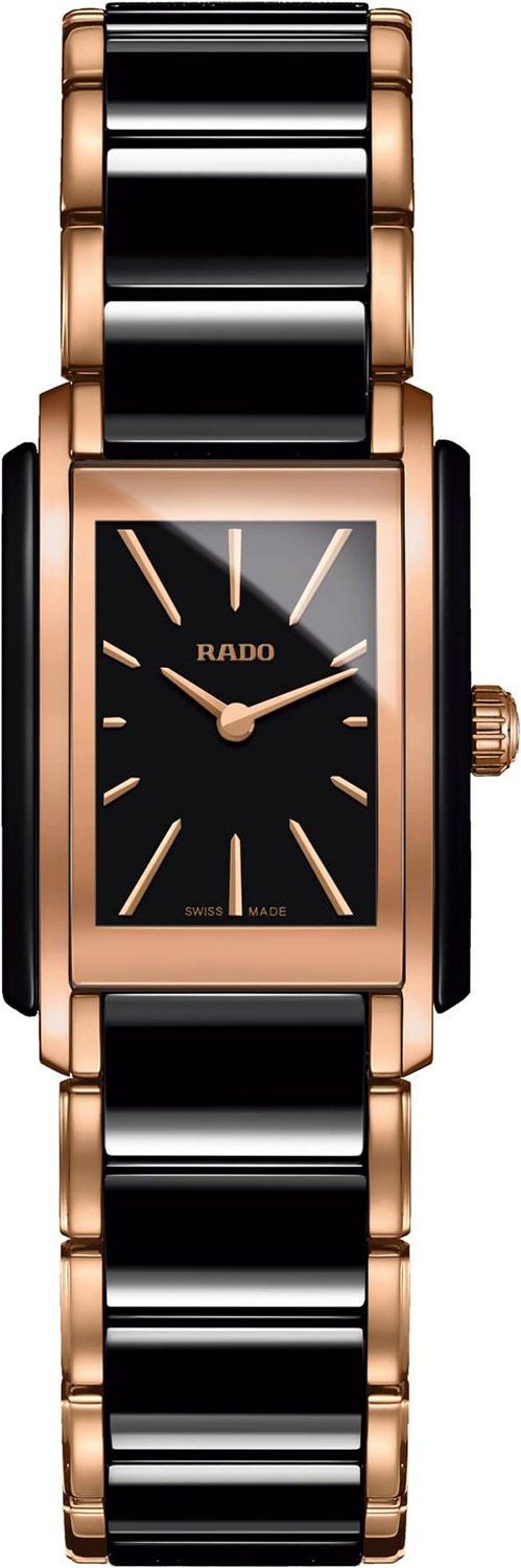 Rado Integral  Black Dial 22.7 mm Quartz Watch For Women - 1
