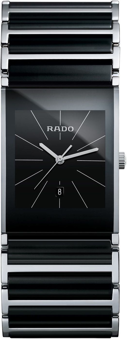 Rado Integral  Black Dial 27 mm Quartz Watch For Unisex - 1