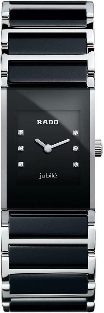 Rado Integral  Black Dial 26 mm Quartz Watch For Women - 1