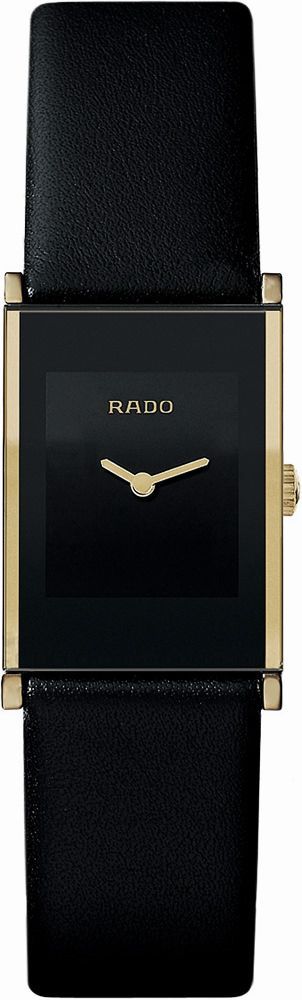 Rado Integral  Black Dial 19 mm Quartz Watch For Women - 1