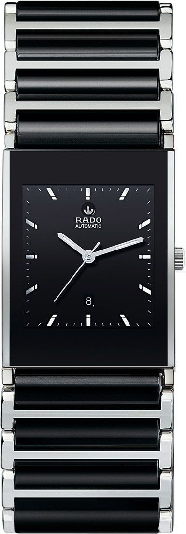 Rado Integral  Black Dial 27 mm Quartz Watch For Men - 1
