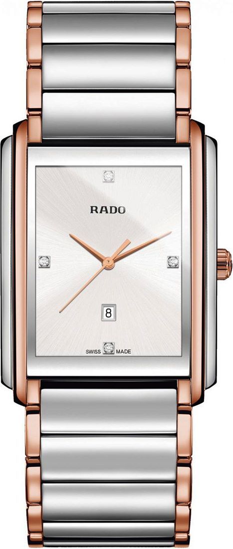 Rado Integral  Silver Dial 31 mm Quartz Watch For Men - 1