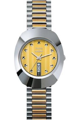 Rado Original  Yellow Dial 35 mm Quartz Watch For Men - 1