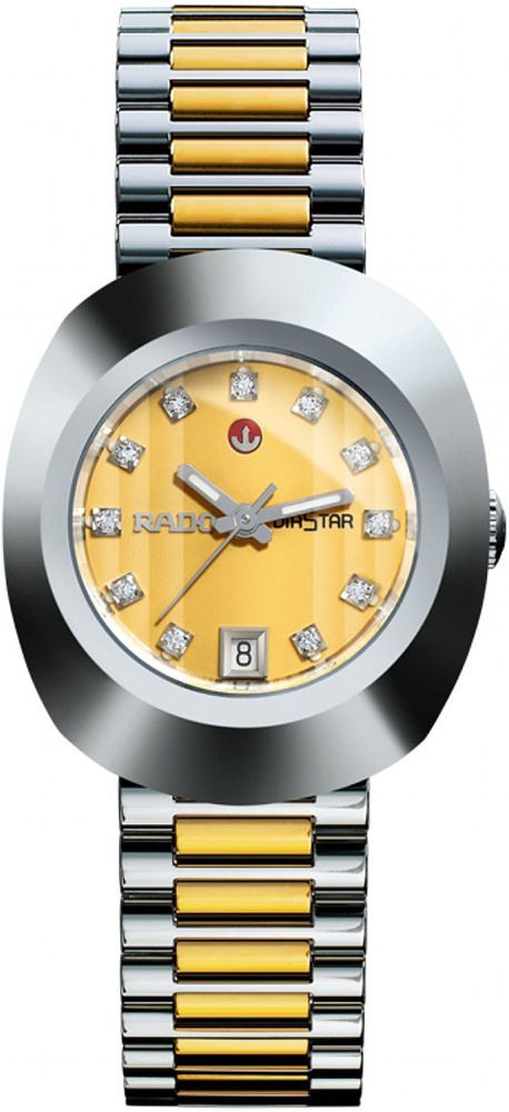 Rado Original  Gold Dial 34 mm Automatic Watch For Men - 1