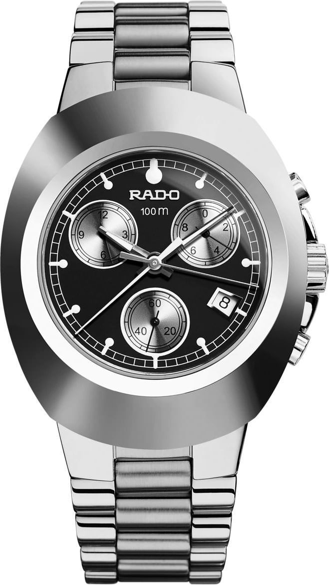 Rado DiaStar Original  Black Dial 38.5 mm Quartz Watch For Men - 1