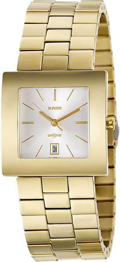 Rado Diastar  White Dial 38 mm Quartz Watch For Men - 1