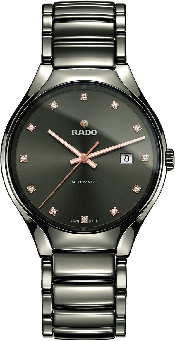 Rado True Round  Grey Dial 40 mm Quartz Watch For Men - 1